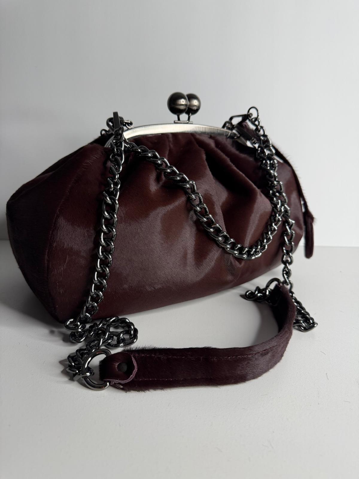 Amara Burgundy Cavallino torba 